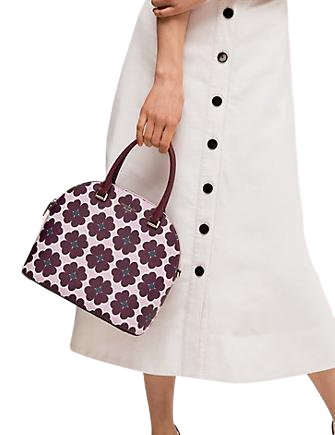 Kate Spade New York Sylvia Graphic Clover Large Dome Satchel