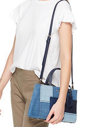 Kate Spade New York Thompson Street Denim Fabric Sam Satchel