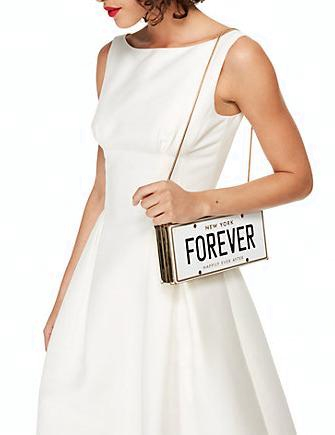 Kate Spade New York Wedding Belles License Plate Clutch