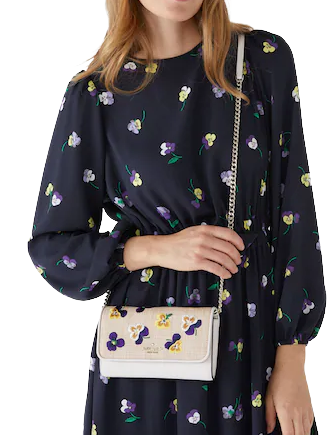 Kate Spade New York Wild Petal Embroidered Floral Crossbody