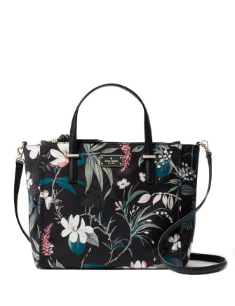 Kate Spade New York Wilson Road Floral Alyse Nylon Satchel
