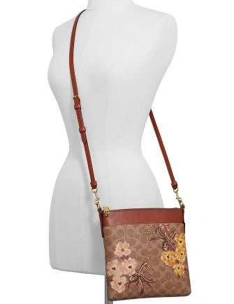 Coach Prairie Coated Canvas Signature Kitt Crossbody
