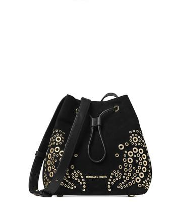 Michael Michael Kors Cary Embellished Bucket Crossbody