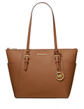 Michael Michael Kors Charlotte Large Saffiano Leather Top Zip Tote Bag