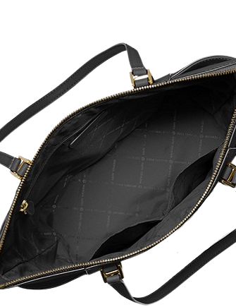 Michael Michael Kors Charlotte Large Saffiano Leather Top Zip Tote Bag