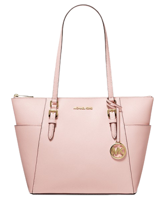 Michael Michael Kors Charlotte Large Saffiano Leather Top-Zip Tote Bag