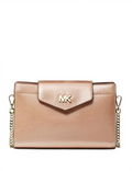 Michael Michael Kors Crossgrain Leather Crossbody Clutch