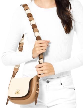 Michael Michael Kors Jolene Tricolor Saddle Crossbody
