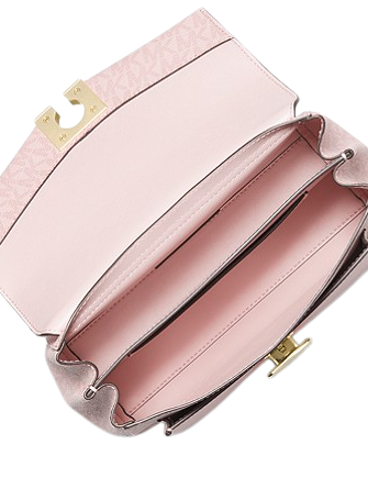 Michael Michael Kors Lita Medium Two Tone Logo Crossbody Bag