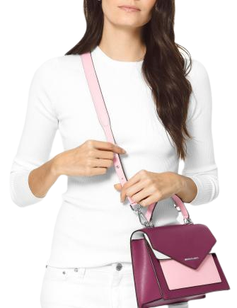Michael Michael Kors Ludlow Colorblocked Leather Satchel