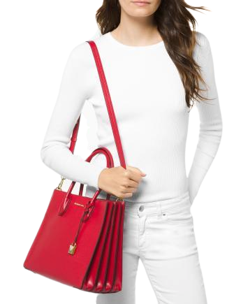 Michael Michael Kors Mercer Accordion Pebble Leather Tote