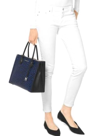 Michael Michael Kors Mercer Leopard Leather Tote