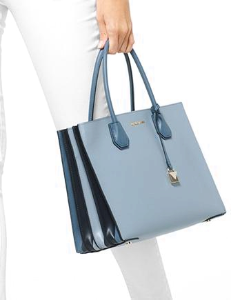 Michael Michael Kors Mercer Large Pebbled Accordion Tote