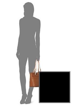 Michael Michael Kors Bedford Leather Zip Pocket Tote