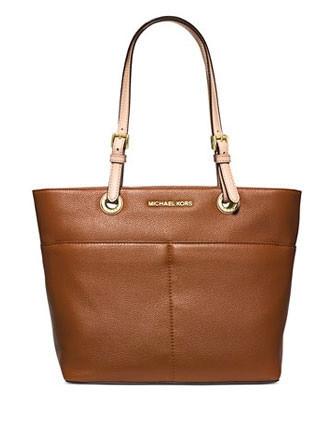 Michael Michael Kors Bedford Leather Zip Pocket Tote