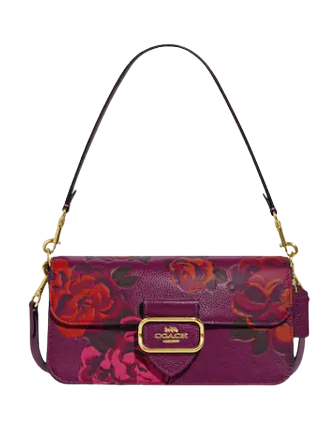 Coach Morgan Shoulder Bag With Jumbo Floral Print