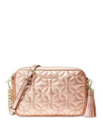 Michael Michael Kors Quilted Floral Camera Bag