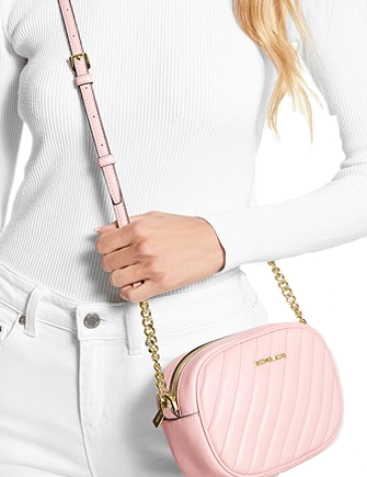 Michael Michael Kors Rose Small Quilted Crossbody Bag