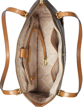 Michael Michael Kors Signature Voyager Large East West Top Zip Tote
