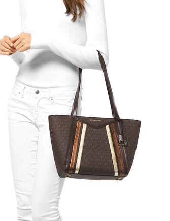 Michael Michael Kors Whitney Signature Metallic Tote