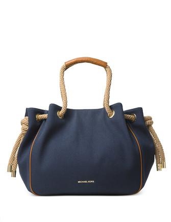 Michael Michael Kors Dalia Large Canvas Shoulder Tote