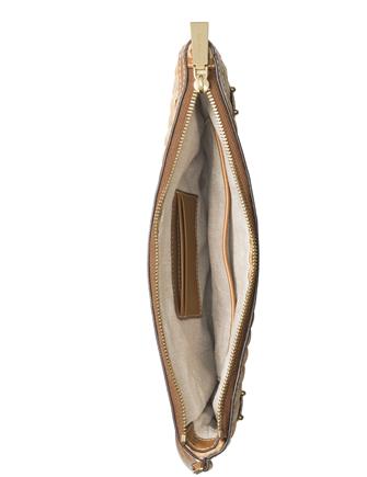 Michael Michael Kors Malibu Straw Zip Clutch