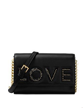 Michael Michael Kors Ruby Medium Love Clutch Crossbody